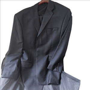 Alfani Charcoal Pinstripe Men's Suit